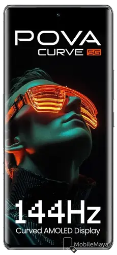 Tecno Pova Curve 5G Front Side Image.