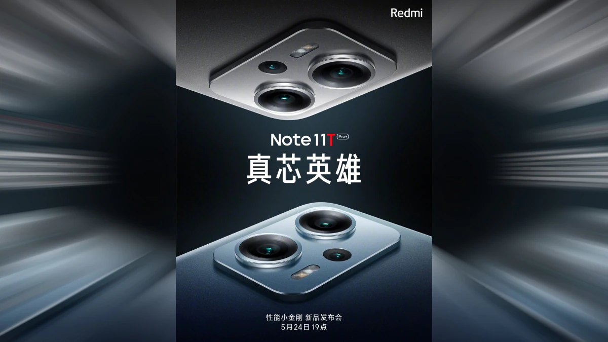 Redmi Note 11T Pro+, Redmi Note 11T Pro Launch Date Set for May 24: Expected Specifications