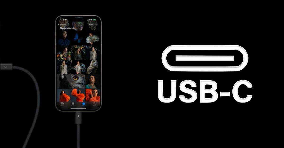What can you connect to the iPhone 15 with USB-C?